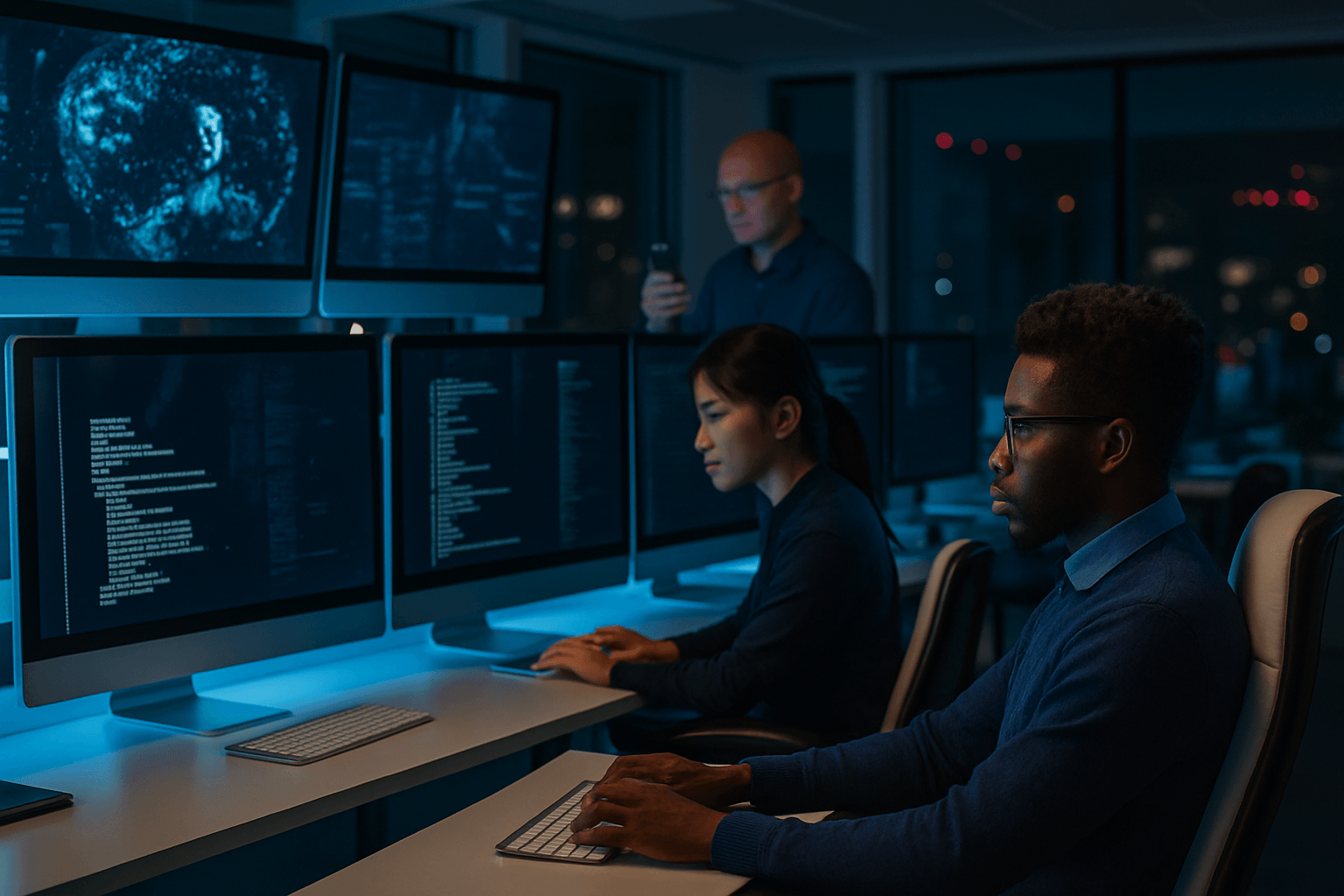 Equipe técnica da Conecta AO